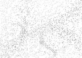 Abstract black grainy spread on white background and texture. vector