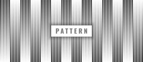 Abstract seamless pattern black vertical lines on white background and texture. vector