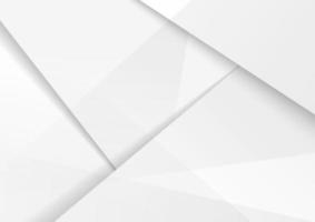 Abstract modern background design white and gray hi-tech polygonal corporate with shadow. vector