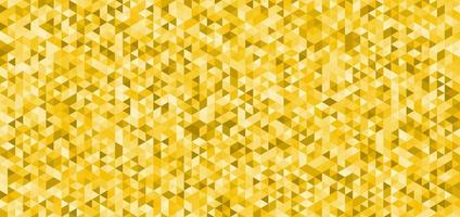 Abstract yellow triangles pattern seamless background texture vector