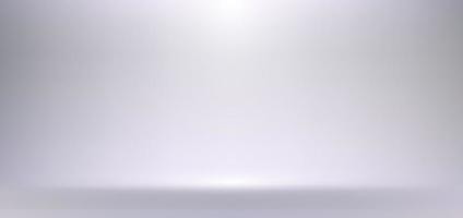 3D empty white and gray studio room background with spotlight on stage background vector