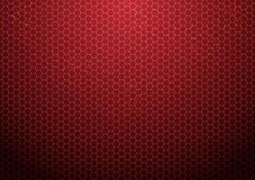 Abstract red hexagon pattern background with particles technology futuristic vector