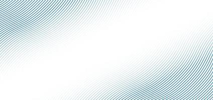 Abstract blue wave lines pattern on white background with space for your text vector