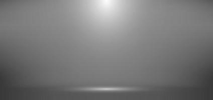 3D empty gray studio room background with spotlight on stage background. vector