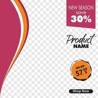 Modern Sale Banner. Eps 10 vector