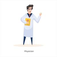 avatar médico masculino vector