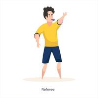 Sports Referee Avatar vector