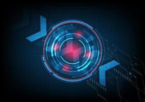 Abstract digital technology UI futuristic HUD virtual interface elements Sci- Fi modern user motion graphic. Technology innovative concept. vector