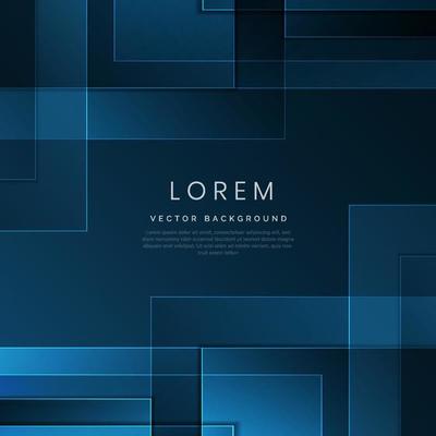 Abstract modern blue geometric background with space for your text.