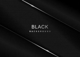 Abstract black and dark diagonal on carbon fiber texture and copy space on dark background. vector