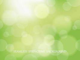 Abstract Springtime Background With Text Space, Vector Illustration. Horizontally Repeatable.