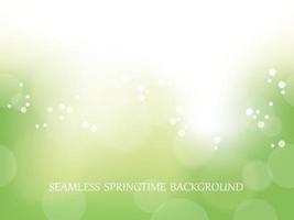 Abstract Springtime Background With Text Space, Vector Illustration. Horizontally Repeatable.