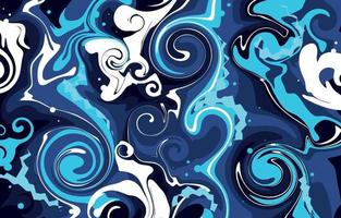 Colorful Fluid Marbling Effect With Circular Movement Background vector