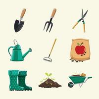 Gardening Icon Set vector