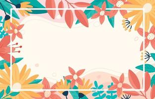 Abstract Floral Spring Background vector