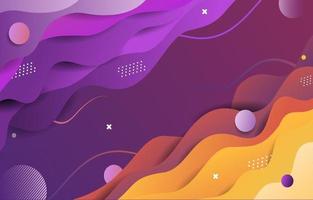 Abstract Wavy Gradient Background vector