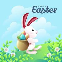 Happy Easter Background vector