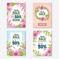 Spring Card Collection vector