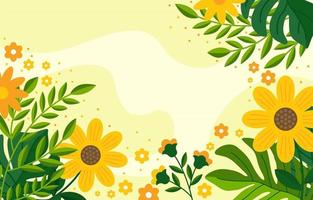Yellow Flower Background Vector Art, Icons, and Graphics for Free Download