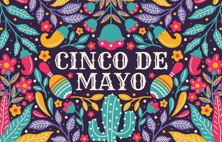 Cinco De Mayo Festival Background vector