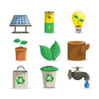 Ecology Icon Collection vector