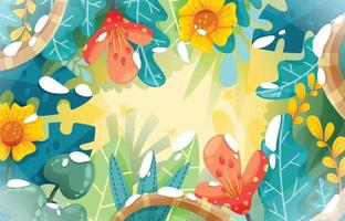 Spring Season Background vector