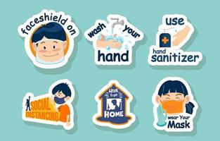 Protocol Every Day Sticker vector