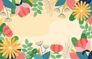 Floral Spring Background vector