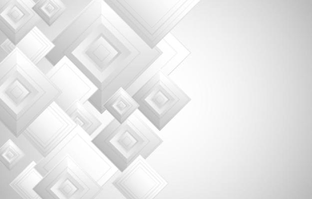 White Geometric Background