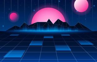 Space Futuristic Background vector