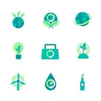 Safe The World For Earth Day Icon vector