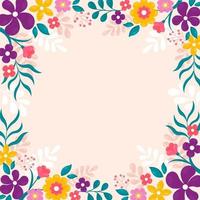 Beautiful Spring Flowers Background