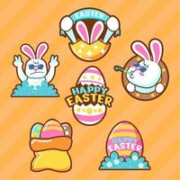 Swag Rabbit of Easter vector