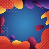 Colorful Melting Fluids Abstract Background vector