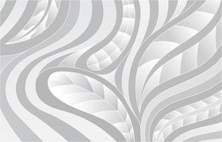 Abstract White Leaves Background vector