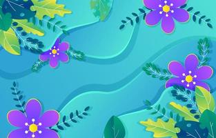 Spring Leaves Background vector