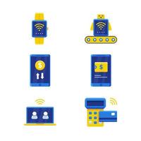 Contactless Technology Icon vector