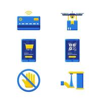 Contactless Technology Icon vector