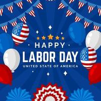 USA Labor Day Background vector