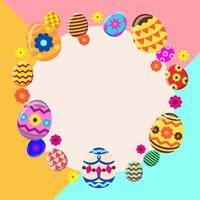 Easter Egg Background vector