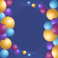 Colourful Abstract Background with Geometric Shapes and Waves Composition vector