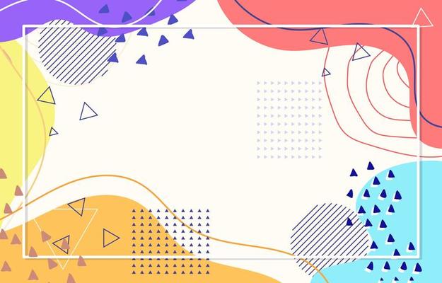 Abstract Colorful Flat Background