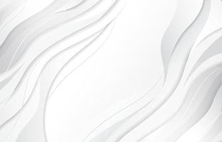 White Wave Background vector