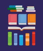 books design vector illustration set