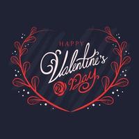 Happy Valentines day banner vector