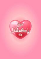 feliz dia de san valentin banner con corazones vector