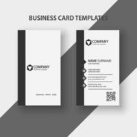 Modern Vertical Business Card Template. Stationery Design, Flat Design, Print Template, Vector illustration.