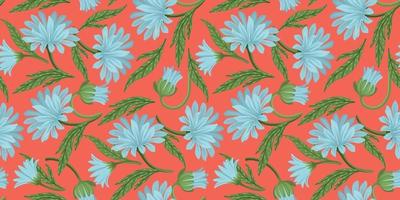 Floral seamless pattern. Vector design for paper, cover, fabric, interior decor and other use