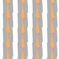 Vector seamless texture background pattern. Hand drawn, grey, orange, white colors.