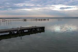 Estuario de la Albufera de Valencia, España foto